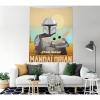 imageJay Franco Star Wars The Mandalorian Hes with Me Tapestry  60 x 80 Inch Wall Hanging Features Baby Yoda Grogu  Kids Room Dcor Official Star Wars Product
