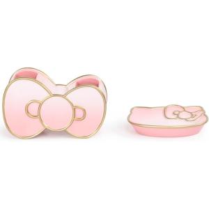 imageJay Franco Disney Minnie Mouse Bathroom Accessories  2 Piece Pink Resin Bathroom Dcor and Storage Set Includes Toothbrush Holder and Soap Dish SetPink  Hello Kitty