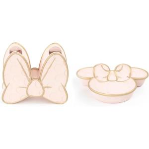 imageJay Franco Disney Minnie Mouse Bathroom Accessories  2 Piece Pink Resin Bathroom Dcor and Storage Set Includes Toothbrush Holder and Soap Dish SetPink  Minnie Mouse