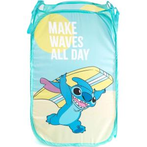 imageJay Franco Disney Nightmare Before Christmas Jack ampamp Sally Pop Up Hamper  Mesh Laundry BasketBag with Durable Handles Official Disney ProductLilo  Stitch