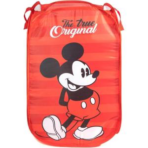 imageJay Franco Disney Nightmare Before Christmas Jack ampamp Sally Pop Up Hamper  Mesh Laundry BasketBag with Durable Handles Official Disney ProductMickey Mouse  Red