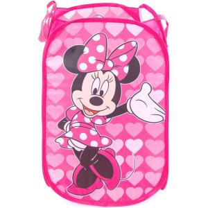 imageJay Franco Disney Nightmare Before Christmas Jack ampamp Sally Pop Up Hamper  Mesh Laundry BasketBag with Durable Handles Official Disney ProductMinnie Mouse  Pink