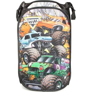 imageJay Franco Disney Nightmare Before Christmas Jack ampamp Sally Pop Up Hamper  Mesh Laundry BasketBag with Durable Handles Official Disney ProductMonster Jam