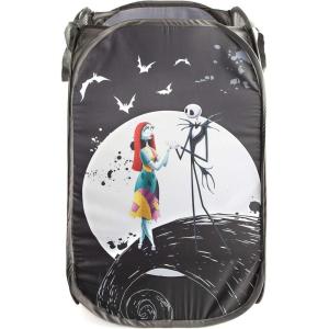 imageJay Franco Disney Nightmare Before Christmas Jack ampamp Sally Pop Up Hamper  Mesh Laundry BasketBag with Durable Handles Official Disney ProductNightmare Before Christmas