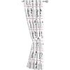 imageDisney Mickey Mouse Jersey White 4 Piece 63quot CurtainDrapes Set 2 Panels 2 Tiebacks