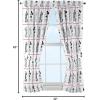 imageDisney Mickey Mouse Jersey White 4 Piece 63quot CurtainDrapes Set 2 Panels 2 Tiebacks