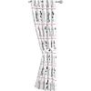 imageDisney Mickey Mouse Jersey White 4 Piece 84quot CurtainDrapes Set 2 Panels 2 Tiebacks