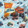 imageJay Franco Blaze and The Monster Machines Off to The Races Toddler Size Sheet Set  3 Piece Set Super Soft and Kids Bedding  Fade Resistant Microfiber Sheets Official Blaze ProductMulti  Blaze