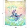 imageJay Franco Disney Lilo ampamp Stitch Make Waves All Day Tapestry  50 x 60 Inch Wall Hanging  Kids Room Dcor Official Disney Product