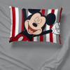 imageJay Franco Disney Mickey Mouse Stripe 2 Pack Pillowcase  DoubleSided Kids Super Soft Bedding Official Disney Product