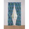 imageJay Franco Kids Window Drapes  4 Piece Curtain Set Includes 2 Tiebacks Beautiful Bedding Room Dcor and Easy Set Up Blue  Minecraft 84 Inch