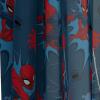 imageJay Franco Kids Window Drapes  4 Piece Curtain Set Includes 2 Tiebacks Beautiful Bedding Room Dcor and Easy Set Up Blue  Spiderman 63 Inch