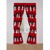 imageJay Franco Kids Window Drapes  4 Piece Curtain Set Includes 2 Tiebacks Beautiful Bedding Room Dcor and Easy Set Up Red  Mickey Mouse 84 Inch