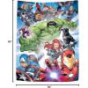 imageJay Franco Marvel Avengers Assemble Tapestry  60 x 80 Inch Wall Hanging  Kids Room Dcor Official Marvel Product