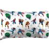 imageJay Franco Marvel Spiderman Crawl Twin Sheet Set  3 Piece Set Super Soft and Cozy Kids Bedding  Fade Resistant Microfiber Sheets Official Marvel ProductWhite  Avengers