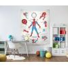 imageJay Franco Marvel Spiderman Infographic Sketch Tapestry  50 x 60 Inch Wall Hanging  Kids Room Dcor Official Marvel Product