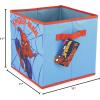 imageJay Franco Marvel Spiderman Web Hero 4 Pack Collapsible Cube Storage Bins  Kids Foldable Organizer with Handles Official Marvel Product