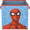 imageJay Franco Marvel Spiderman Web Hero 4 Pack Collapsible Cube Storage Bins  Kids Foldable Organizer with Handles Official Marvel Product