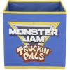 imageJay Franco Monster Jam Truckin Pals 2 Pack Collapsible Cube Storage Bins  Kids Foldable Organizer with Handles