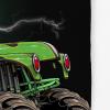imageJay Franco Monster Jam Undertaker Tapestry  50 x 60 Inch Wall Hanging Features Grave Digger  Kids Room Dcor