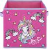 imageJay Franco Nickelodeon JoJo Siwa JoJo Loves Unicorns 2 Pack Collapsible Cube Storage Bins  Kids Foldable Organizer with Handles Official Nickelodeon Product