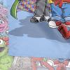 imageJay Franco Sesame Street Retro Gang Tapestry  60 x 80 Inch Wall Hanging Features Elmo and His Friends  Kids Room Dcor Official Sesame Street Product