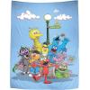 imageJay Franco Sesame Street Retro Gang Tapestry  60 x 80 Inch Wall Hanging Features Elmo and His Friends  Kids Room Dcor Official Sesame Street Product