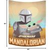 imageJay Franco Star Wars The Mandalorian Hes with Me Tapestry  50 x 60 Inch Wall Hanging Features Baby Yoda Grogu  Kids Room Dcor Official Star Wars Product