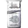 imageJay Franco Thomas ampamp Friends Rail Run 4 Piece Toddler Bed Set  Includes Comforter ampamp Sheet Set Bedding  Super Soft Fade Resistant Microfiber Official Mattel ProductWhite  Star Wars