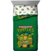 imageJay Franco Thomas ampamp Friends Rail Run 4 Piece Toddler Bed Set  Includes Comforter ampamp Sheet Set Bedding  Super Soft Fade Resistant Microfiber Official Mattel ProductGreen  Tmnt