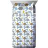 imageJay Franco Thomas ampamp Friends Rail Run 4 Piece Toddler Bed Set  Includes Comforter ampamp Sheet Set Bedding  Super Soft Fade Resistant Microfiber Official Mattel ProductMulti  Tmnt