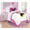 imageJay Franco Thomas ampamp Friends Rail Run 4 Piece Toddler Bed Set  Includes Comforter ampamp Sheet Set Bedding  Super Soft Fade Resistant Microfiber Official Mattel ProductWhite  Minnie Mouse