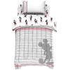 imageJay Franco Thomas ampamp Friends Rail Run 4 Piece Toddler Bed Set  Includes Comforter ampamp Sheet Set Bedding  Super Soft Fade Resistant Microfiber Official Mattel ProductMickey Mouse