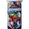imageJay Franco Thomas ampamp Friends Rail Run 4 Piece Toddler Bed Set  Includes Comforter ampamp Sheet Set Bedding  Super Soft Fade Resistant Microfiber Official Mattel ProductMulti  Avengers