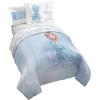 imageJay Franco Thomas ampamp Friends Rail Run 4 Piece Toddler Bed Set  Includes Comforter ampamp Sheet Set Bedding  Super Soft Fade Resistant Microfiber Official Mattel ProductBlue  Frozen