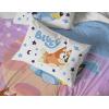 imageJay Franco Thomas ampamp Friends Rail Run 4 Piece Toddler Bed Set  Includes Comforter ampamp Sheet Set Bedding  Super Soft Fade Resistant Microfiber Official Mattel ProductMulti  Bluey
