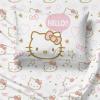 imageJay Franco Thomas ampamp Friends Rail Run 4 Piece Toddler Bed Set  Includes Comforter ampamp Sheet Set Bedding  Super Soft Fade Resistant Microfiber Official Mattel ProductPink  Hello Kitty