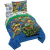 imageJay Franco Thomas ampamp Friends Rail Run 4 Piece Toddler Bed Set  Includes Comforter ampamp Sheet Set Bedding  Super Soft Fade Resistant Microfiber Official Mattel ProductMulti  Tmnt