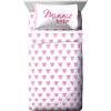 imageJay Franco Thomas ampamp Friends Rail Run 4 Piece Toddler Bed Set  Includes Comforter ampamp Sheet Set Bedding  Super Soft Fade Resistant Microfiber Official Mattel ProductWhite  Minnie Mouse
