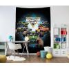 imageMonster Jam Blast Off Tapestry  60 x 80 Inch Wall Hanging  Kids Room Dcor Official Monster Jam Product