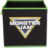 imageMonster Jam Grave Digger 4 Pack Collapsible Cube Storage Bins  Kids Foldable Organizer with Handles Official Monster Jam Product