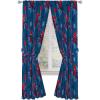 imageJay Franco Kids Window Drapes  4 Piece Curtain Set Includes 2 Tiebacks Beautiful Bedding Room Dcor and Easy Set Up Blue  Spiderman 84 Inch