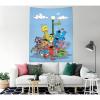imageJay Franco Sesame Street Retro Gang Tapestry  60 x 80 Inch Wall Hanging Features Elmo and His Friends  Kids Room Dcor Official Sesame Street Product