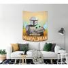 imageJay Franco Star Wars The Mandalorian Hes with Me Tapestry  50 x 60 Inch Wall Hanging Features Baby Yoda Grogu  Kids Room Dcor Official Star Wars Product