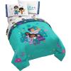 imageJay Franco Thomas ampamp Friends Rail Run 4 Piece Toddler Bed Set  Includes Comforter ampamp Sheet Set Bedding  Super Soft Fade Resistant Microfiber Official Mattel ProductTeal  Encanto