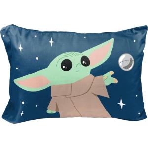 imageJay Franco Star Wars The Mandalorian Hello Grogu 1 Single Reversible Pillowcase  DoubleSided Kids Super Soft Bedding Official Star Wars Product