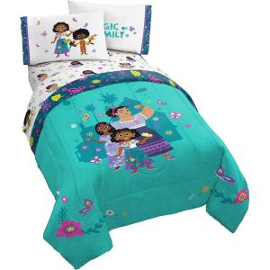 imageJay Franco Thomas ampamp Friends Rail Run 4 Piece Toddler Bed Set  Includes Comforter ampamp Sheet Set Bedding  Super Soft Fade Resistant Microfiber Official Mattel ProductTeal  Encanto