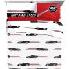imageJay Franco Disney Pixar Cars Race Ready 7 Piece Queen Bed Set  Includes Comforter ampamp Sheet Set  Bedding Features Lightning McQueen  Super Soft Fade Resistant MicrofiberGray  Cars