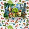 imageJay Franco Disney Pixar Lightyear Space Command 5 Piece Twin Size Bed Set  Includes Comforter ampamp Sheet Set  Bedding Features Buzz  Super Soft Kids Fade Resistant Microfiber Official ProductGray  Gigantosaurus
