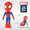 imageJay Franco Marvel Super Hero Adventures Toddler Captain America Plush Stuffed Pillow Buddy  Super Soft Polyester Microfiber 20 inch Official Marvel ProductRed  Spiderman